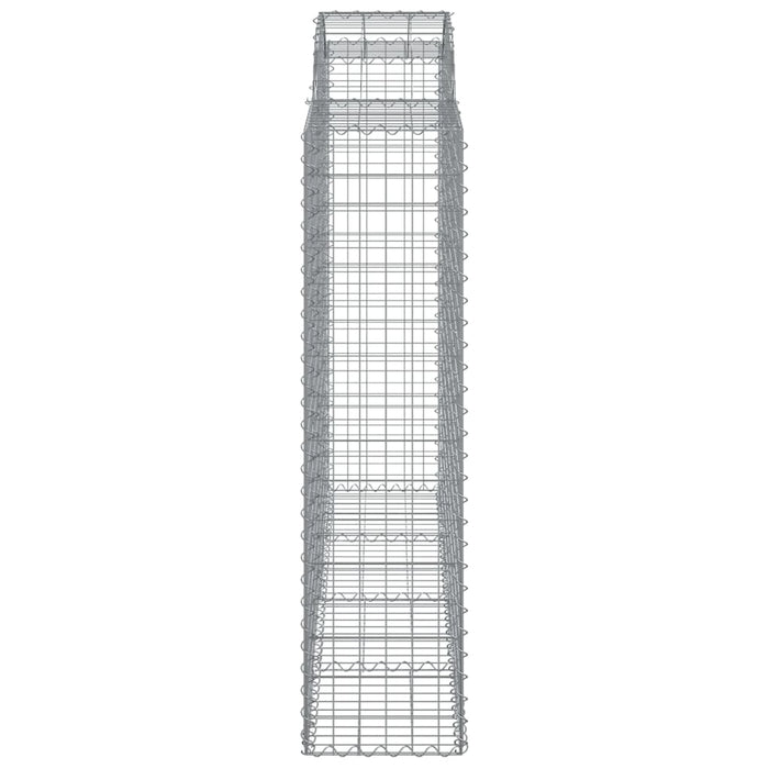 Coș gabion arcuit, 200x50x160/180 cm, fier galvanizat - WALTI WALTI