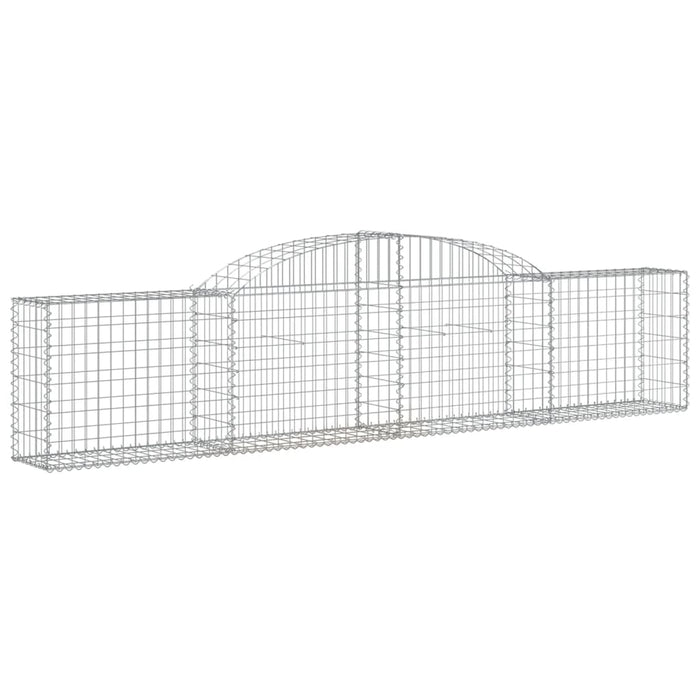 Coș gabion arcuit, 300x30x60/80 cm, fier galvanizat - WALTI WALTI