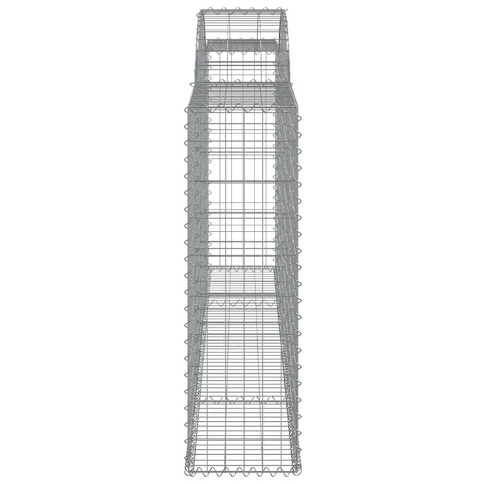 Coș gabion arcuit, 300x30x100/120 cm, fier galvanizat - WALTI WALTI