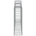 Coș gabion arcuit, 300x30x100/120 cm, fier galvanizat - WALTI WALTI