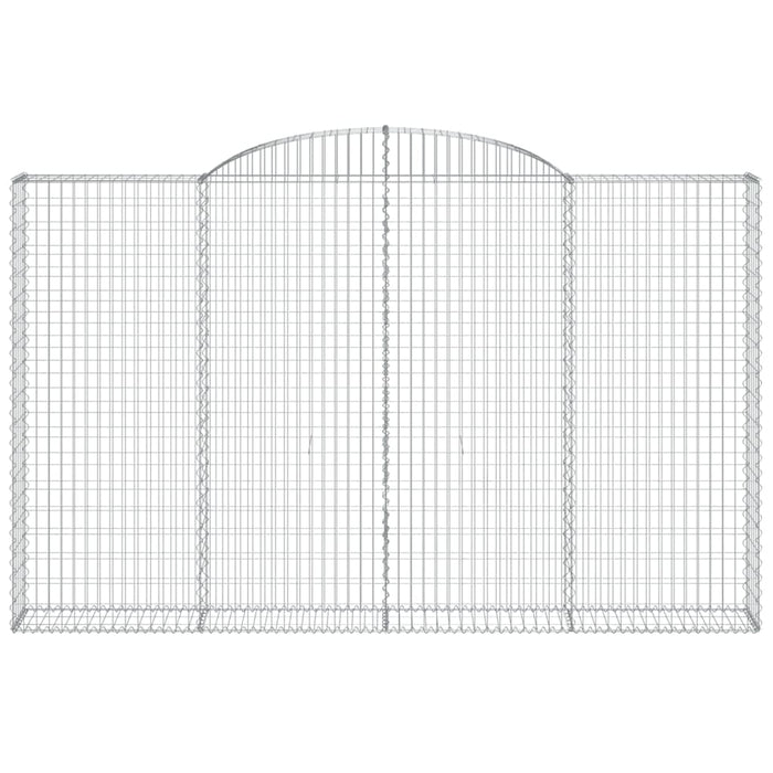 Coș gabion arcuit, 300x30x180/200 cm, fier galvanizat - WALTI WALTI