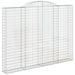 Coș gabion arcuit, 300x30x220/240, fier galvanizat - WALTI WALTI