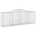 Coș gabion arcuit, 300x50x100/120 cm, fier galvanizat - WALTI WALTI