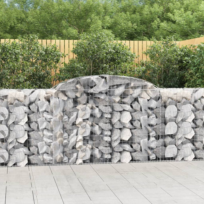 Coș gabion arcuit, 300x50x100/120 cm, fier galvanizat - WALTI WALTI