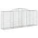 Coș gabion arcuit, 300x50x120/140 cm, fier galvanizat - WALTI WALTI
