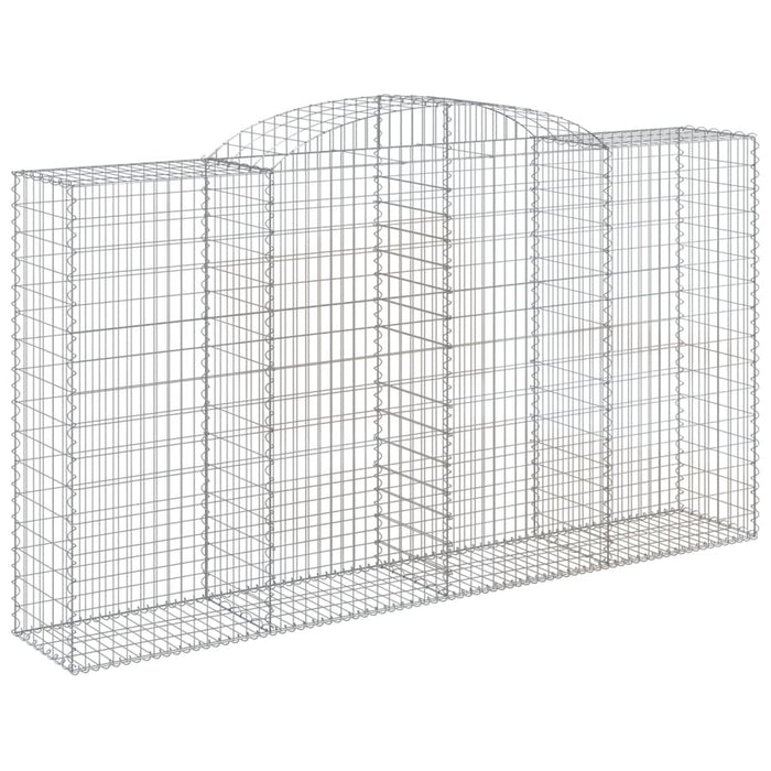 Coș gabion arcuit, 300x50x160/180 cm, fier galvanizat - WALTI WALTI