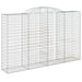 Coș gabion arcuit, 300x50x180/200 cm, fier galvanizat - WALTI WALTI