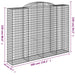 Coș gabion arcuit, 300x50x220/240, fier galvanizat - WALTI WALTI