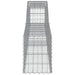 Coș gabion arcuit 400x30x40/60 cm fier galvanizat - WALTI WALTI