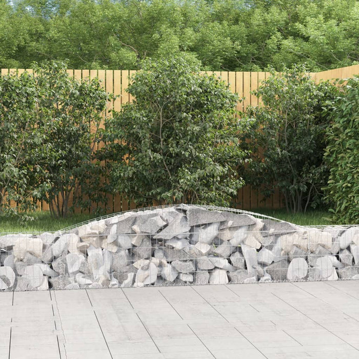 Coș gabion arcuit 400x30x40/60 cm fier galvanizat - WALTI WALTI