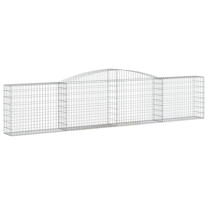 Coș gabion arcuit 400x30x80/100 cm fier galvanizat - WALTI WALTI