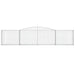 Coș gabion arcuit 400x30x80/100 cm fier galvanizat - WALTI WALTI