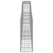 Coș gabion arcuit 400x30x80/100 cm fier galvanizat - WALTI WALTI