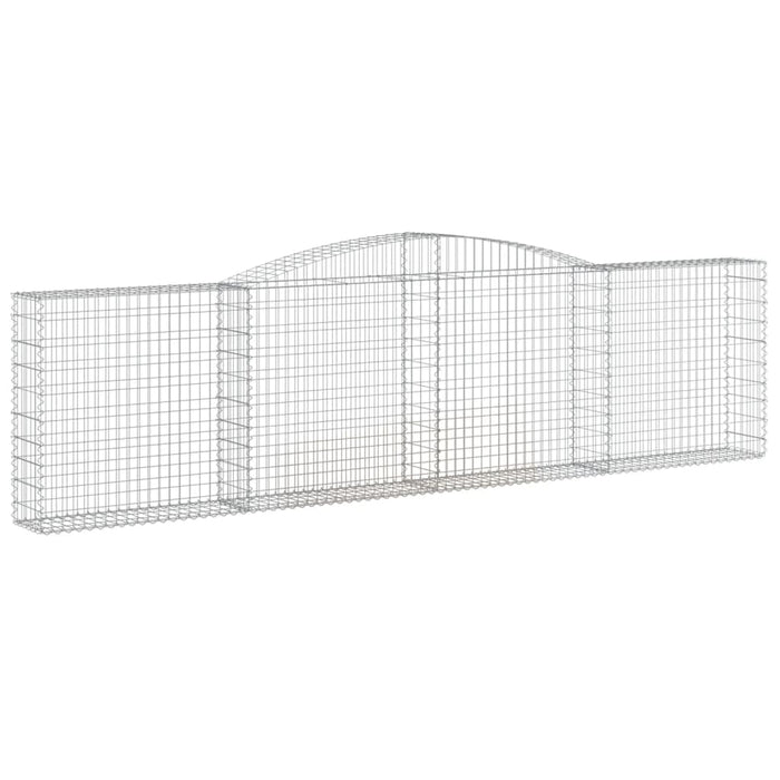 Coș gabion arcuit 400x30x100/120 cm fier galvanizat - WALTI WALTI