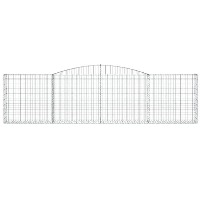 Coș gabion arcuit 400x30x100/120 cm fier galvanizat - WALTI WALTI