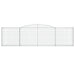 Coș gabion arcuit 400x30x100/120 cm fier galvanizat - WALTI WALTI