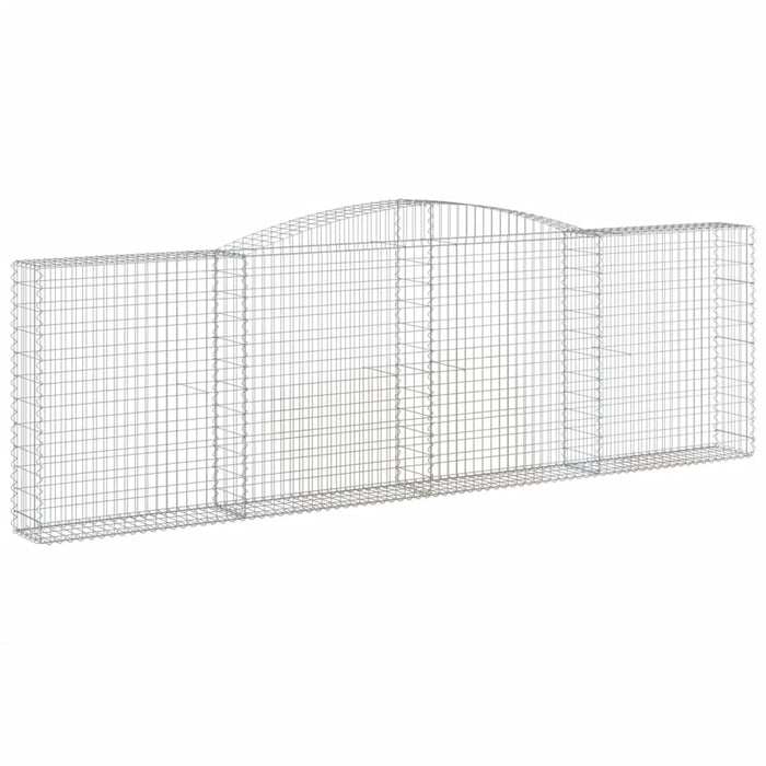 Coș gabion arcuit 400x30x120/140 cm fier galvanizat - WALTI WALTI