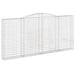 Coș gabion arcuit, 400x30x180/200 cm, fier galvanizat - WALTI WALTI