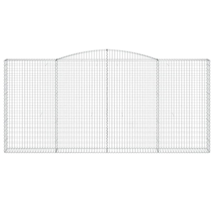 Coș gabion arcuit, 400x30x180/200 cm, fier galvanizat - WALTI WALTI