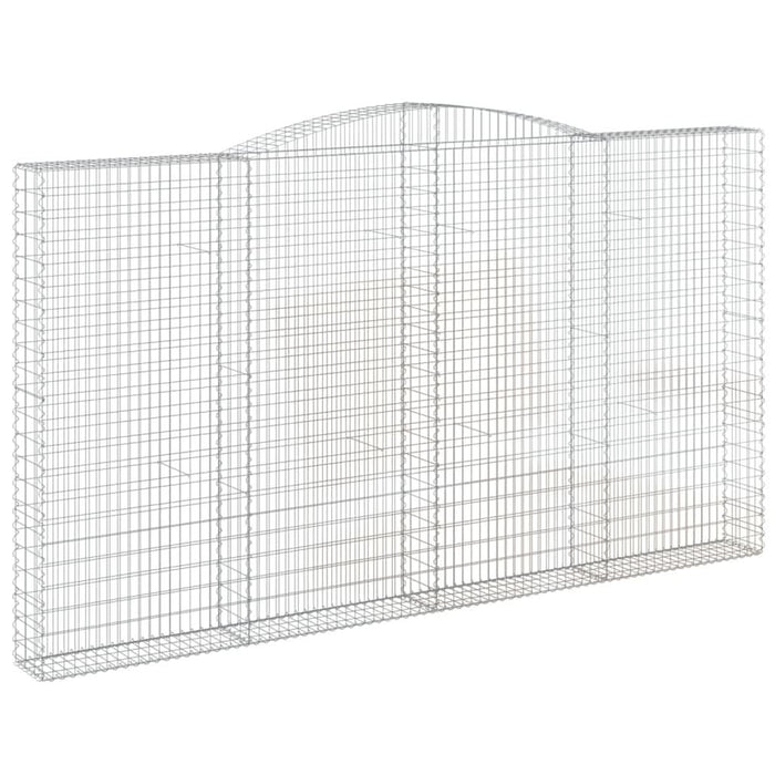 Coș gabion arcuit 400x30x220/240 cm fier galvanizat - WALTI WALTI