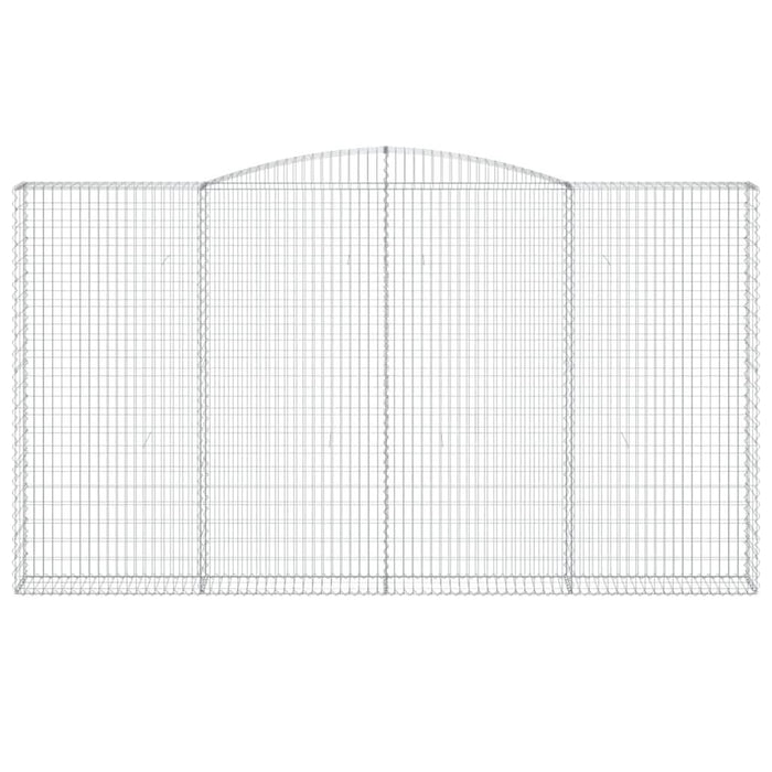 Coș gabion arcuit 400x30x220/240 cm fier galvanizat - WALTI WALTI