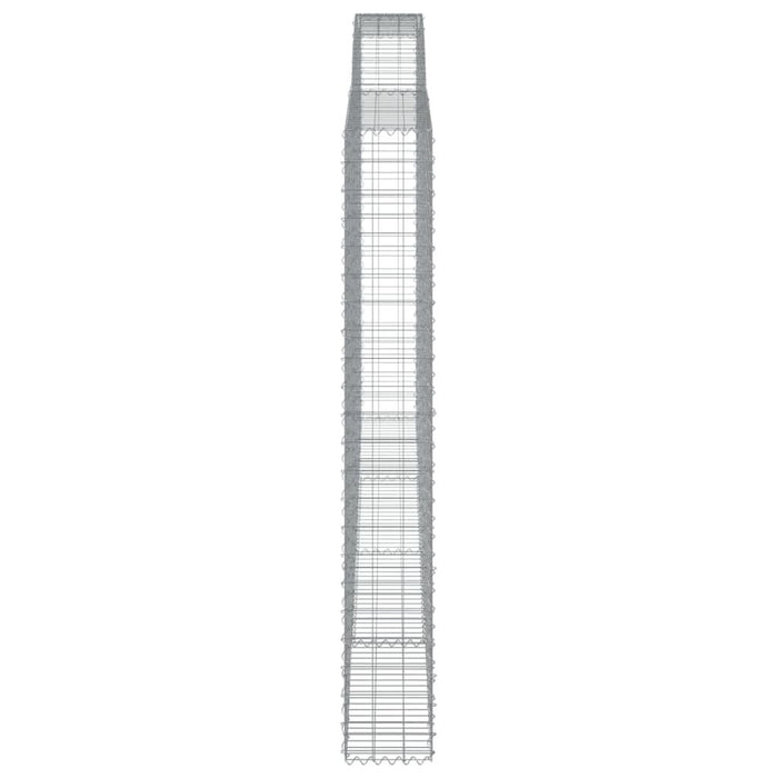 Coș gabion arcuit 400x30x220/240 cm fier galvanizat - WALTI WALTI