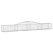 Coș gabion arcuit 400x50x40/60 cm fier galvanizat - WALTI WALTI