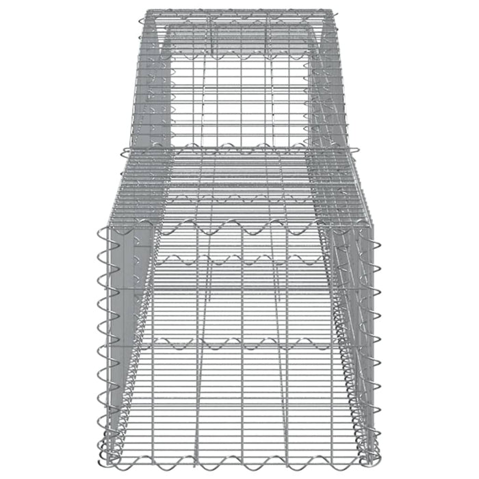 Coș gabion arcuit 400x50x40/60 cm fier galvanizat - WALTI WALTI