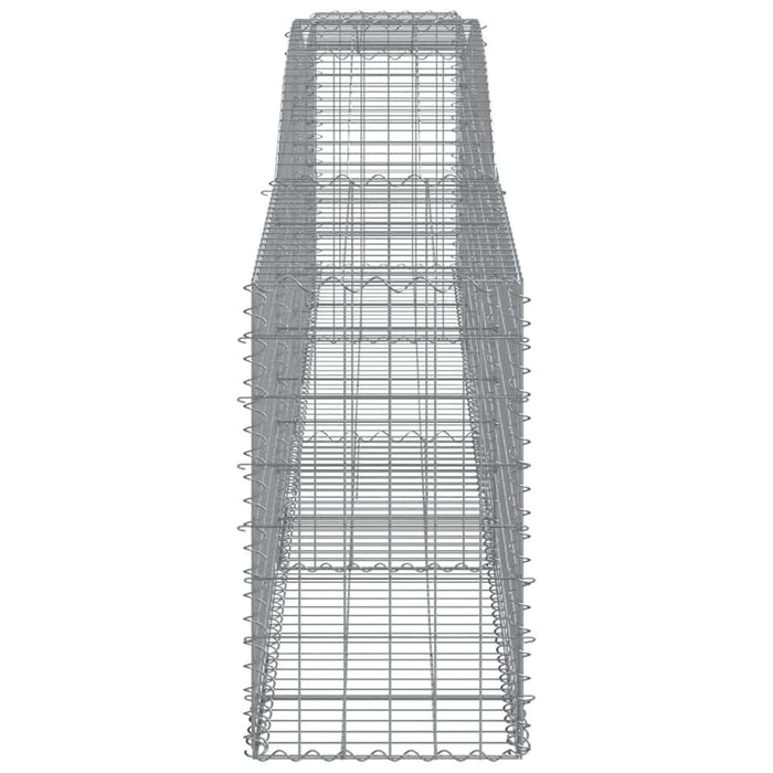 Coș gabion arcuit 400x50x80/100 cm fier galvanizat - WALTI WALTI