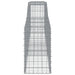 Coș gabion arcuit 400x50x80/100 cm fier galvanizat - WALTI WALTI