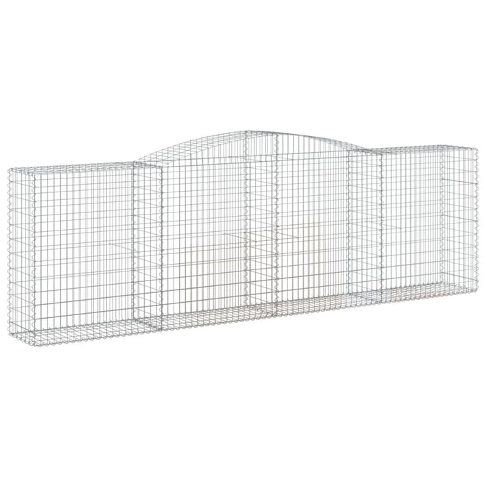 Coș gabion arcuit 400x50x120/140 cm fier galvanizat - WALTI WALTI