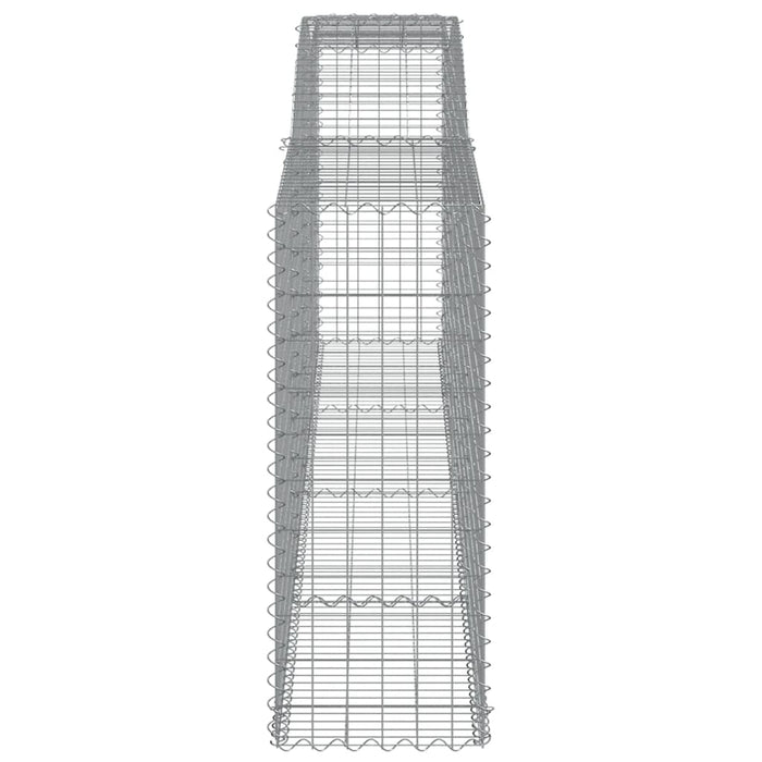 Coș gabion arcuit 400x50x120/140 cm fier galvanizat - WALTI WALTI