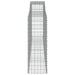 Coș gabion arcuit, 400x50x140/160 cm, fier galvanizat - WALTI WALTI