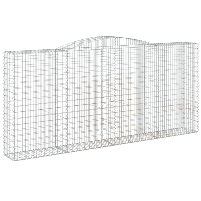 Coș gabion arcuit, 400x50x180/200 cm, fier galvanizat - WALTI WALTI