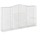 Coș gabion arcuit 400x50x220/240 cm fier galvanizat - WALTI WALTI