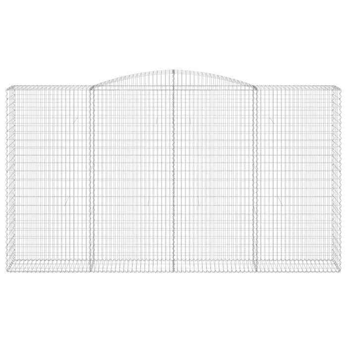 Coș gabion arcuit 400x50x220/240 cm fier galvanizat - WALTI WALTI