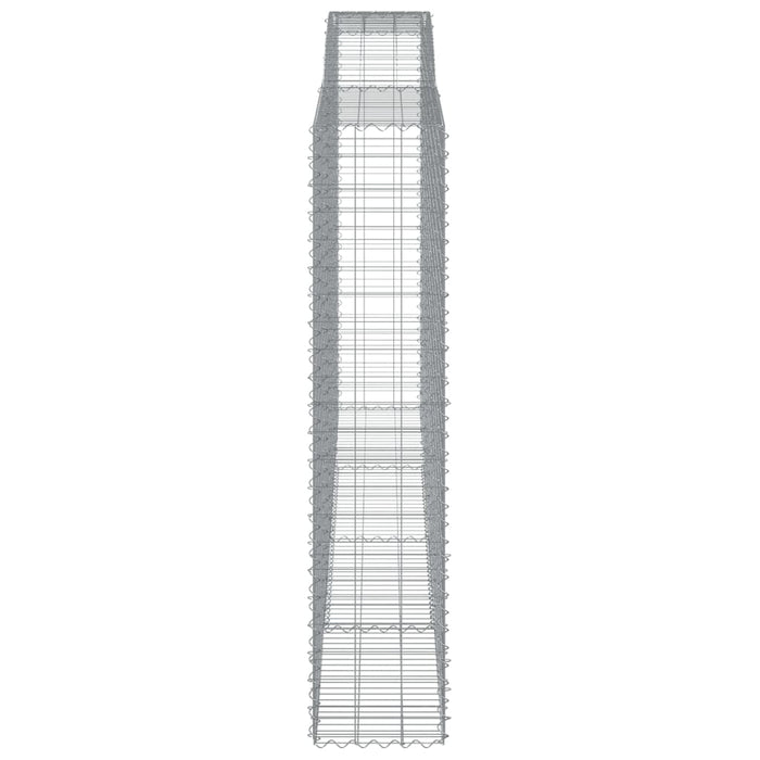 Coș gabion arcuit 400x50x220/240 cm fier galvanizat - WALTI WALTI