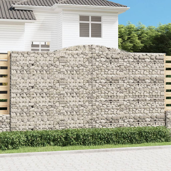 Coș gabion arcuit 400x50x220/240 cm fier galvanizat - WALTI WALTI