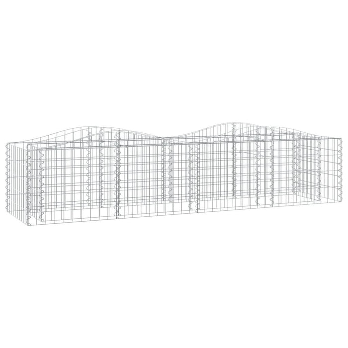 Strat înălțat cu gabion arcuit, 200x50x50 cm, fier galvanizat - WALTI WALTI