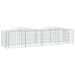 Strat înălțat cu gabion arcuit, 200x50x50 cm, fier galvanizat - WALTI WALTI