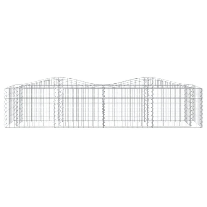 Strat înălțat cu gabion arcuit, 200x50x50 cm, fier galvanizat - WALTI WALTI