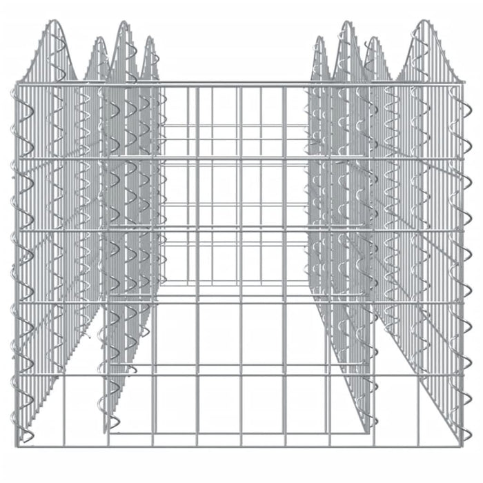Strat înălțat cu gabion arcuit, 200x50x50 cm, fier galvanizat - WALTI WALTI