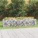 Strat înălțat cu gabion arcuit, 200x50x50 cm, fier galvanizat - WALTI WALTI