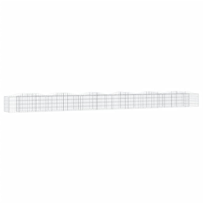 Strat înălțat cu gabion arcuit, 600x50x50 cm, fier galvanizat - WALTI WALTI