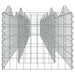 Strat înălțat cu gabion arcuit, 600x50x50 cm, fier galvanizat - WALTI WALTI