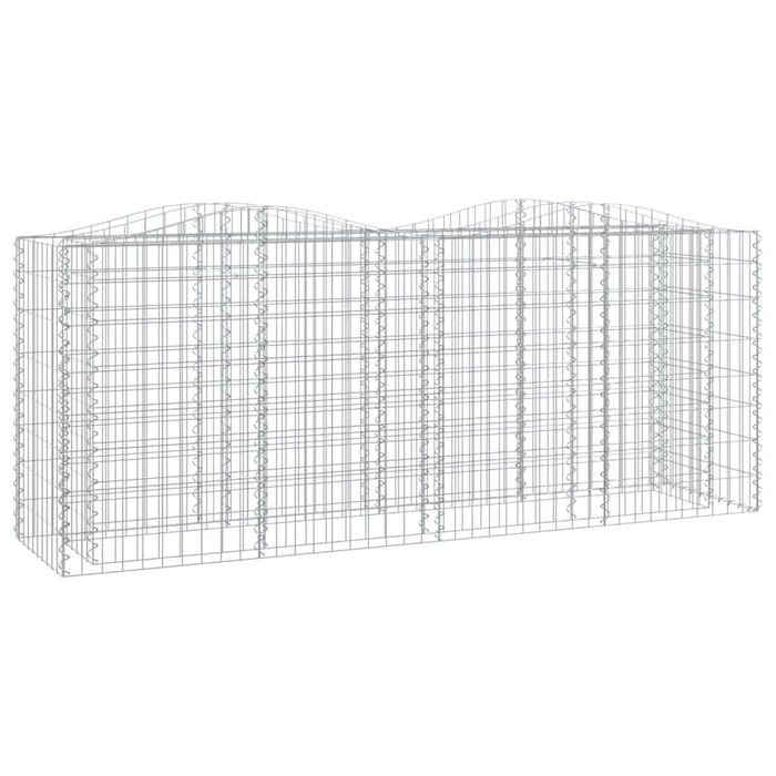 Strat înălțat cu gabion arcuit, 200x50x100 cm, fier galvanizat - WALTI WALTI