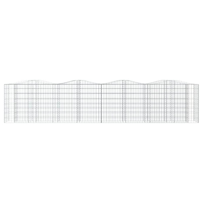 Strat înălțat cu gabion arcuit, 400x50x100 cm, fier galvanizat - WALTI WALTI