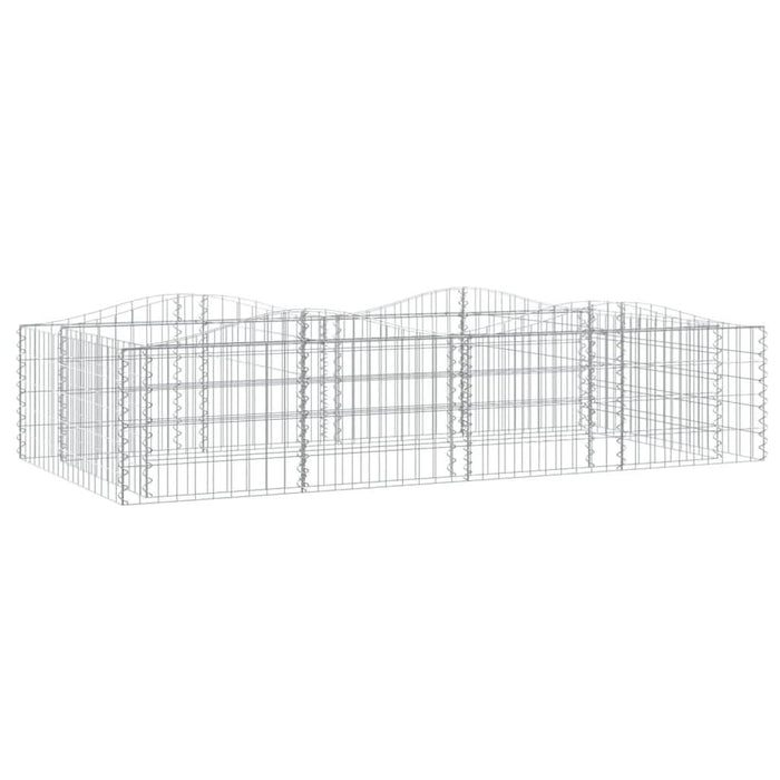 Strat înălțat cu gabion arcuit, 200x100x50 cm, fier galvanizat - WALTI WALTI
