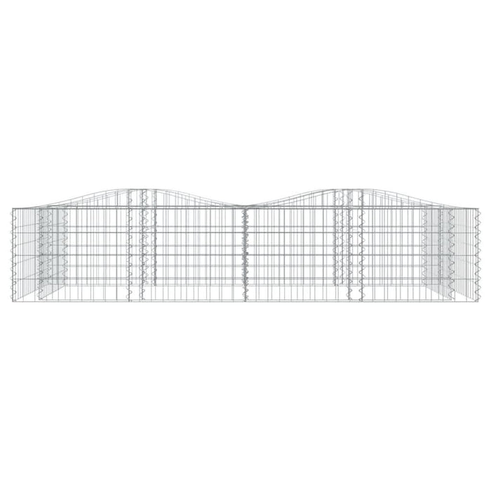 Strat înălțat cu gabion arcuit, 200x100x50 cm, fier galvanizat - WALTI WALTI