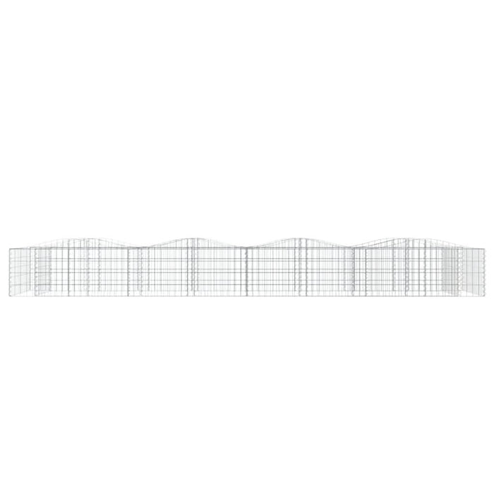 Strat înălțat cu gabion arcuit, 400x100x50 cm, fier galvanizat - WALTI WALTI